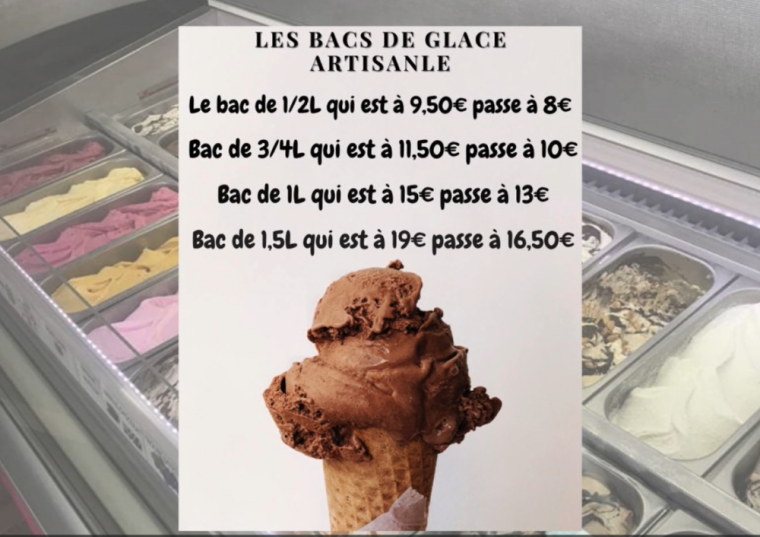 promotion sur les glaces